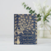 プライド&偏見ピーコックカバーハガキ ポストカード (スタンド正面)