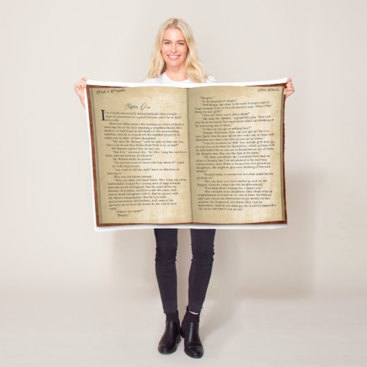 プライド&偏見ブランケット フリースブランケット (インサイチュ)