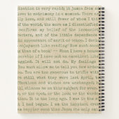 プライド・偏見引用文ノートパーソナライズされた ノートブック (裏面)