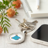 プライド – 愛が勝利。ゲイレインボーlgbtq鍵 キーホルダー (側面)