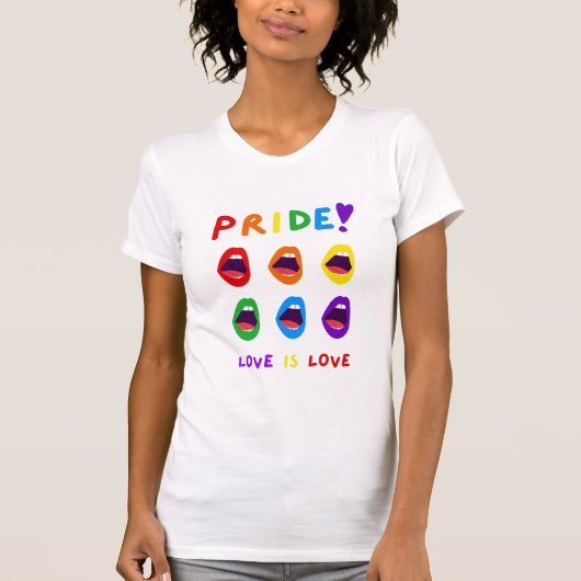 プライド 愛は愛だ Tシャツ (正面)