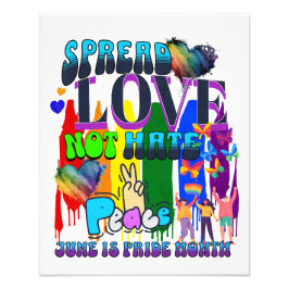 プライド |愛を広げて憎まない フォトプリント           