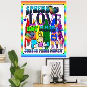 プライド |愛を広げて憎まない ポスター (ホームオフィス)