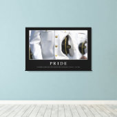 プライド:感動的引用文2 キャンバスプリント (インサイチュ (ウッドフロア))