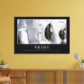 プライド:感動的引用文2 キャンバスプリント (インサイチュ (リビング))