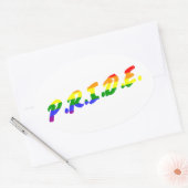 プライド 楕円形シール (封筒)