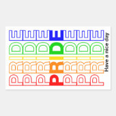 プライド 長方形シール (正面)