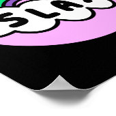 プライド – 雲と虹の色。 ポスター (角)