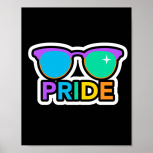 プライド。LGBT+プライド虹。 ポスター