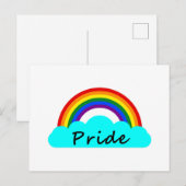 プライド - LGBT レインボー ポストカード (正面/裏面)