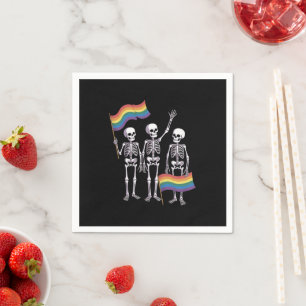 プライド LGBT レズビアン ゲイ アライ LGBTQ トランスジェンダー スタンダードカクテルナプキン