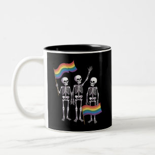 プライド LGBT レズビアン ゲイ アライ LGBTQ トランスジェンダー ツートーンマグカップ