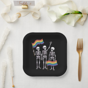 プライド LGBT レズビアン ゲイ アライ LGBTQ トランスジェンダー ペーパープレート