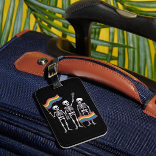 プライド LGBT 権利 レズビアン ゲイ アライ LGBTQ トランスジェンダー ラゲッジタグ