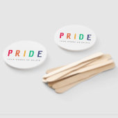 プライド | LGBTQゲイモダン虹 ハンドファン (組立なし)