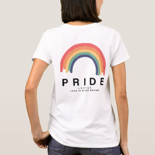 プライド LGBTQ 右Tシャツ(同じ) Tシャツ