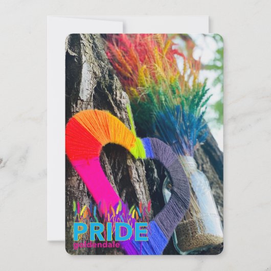 プライドGoldendale 5x7 空白のグリーティングカード サンキューカード (正面)