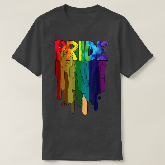 プライドLGBTおもしろいレインボープライド月  Tシャツ (デザイン正面)