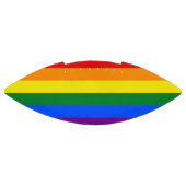 プライドLGBTの旗との愛国心が強いアメリカン・フットボール アメリカンフットボール (パネル)