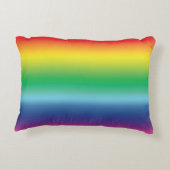 プライドlgbtレインボー同性愛者ゲイ国旗の色 アクセントクッション (裏面)