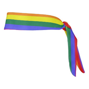 プライドLGBTレインボー タイヘッドバンド