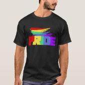 プライドLGBTレインボー Tシャツ (正面)