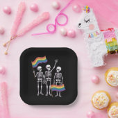 プライドLGBT権利レズビアンゲイ同盟LGBTQ Trans ペーパープレート (パーティー)