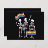 プライドLGBT権利レズビアンゲイ同盟LGBTQ Trans ポストカード (正面/裏面)