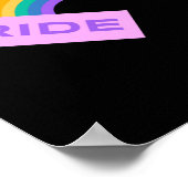 プライドLGBT+プライド。虹。 ポスター (角)