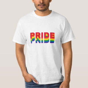 プライドlgbt lgbtq同性愛者ゲイレインボーカラークール tシャツ