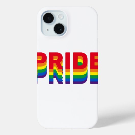 プライドlgbt lgbtq同性愛者ゲイレインボーカラー Case-Mate iPhoneケース (裏面)