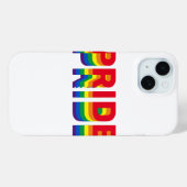 プライドlgbt lgbtq同性愛者ゲイレインボーカラー Case-Mate iPhoneケース (裏面 (横))