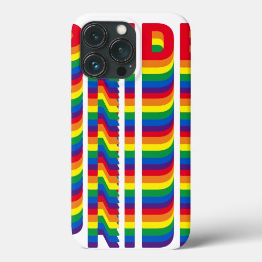 プライドlgbt lgbtq同性愛者ゲイレインボーパターン Case-Mate iPhoneケース (裏面)