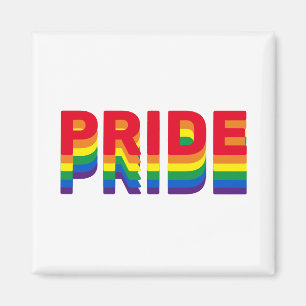 プライドlgbt lgbtq同性愛者ゲイレインボーレトロカラー マグネット