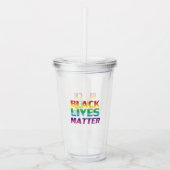 プライドlgbt rainbow アクリルタンブラー (正面)