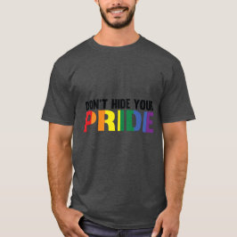 プライドLGBTQを隠さない Tシャツ