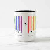 プライドLGBTQカスタマイズ可能な医療 ツートーンマグカップ (中央)