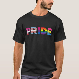 プライドLGBTQフラッグトランスビセックスパンセクシャルゲイレズビアン Tシャツ