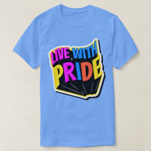 プライドLGBTQプライド月 Tシャツ (デザイン正面)