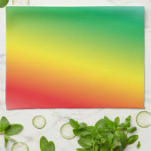 プライドlgbtqレインボーカラーパターン キッチンタオル (折り畳み)