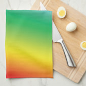 プライドlgbtqレインボーカラーパターン キッチンタオル (四つ折り)