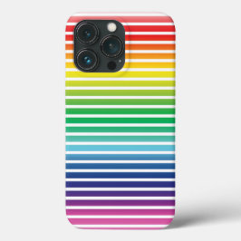 プライドlgbtqレインボーホワイトストライプパターン iPhone 13 proケース