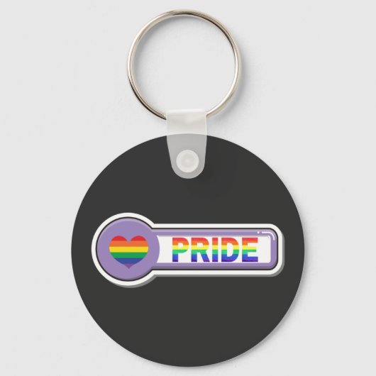 プライドLGBTQ+ キーホルダー (正面)