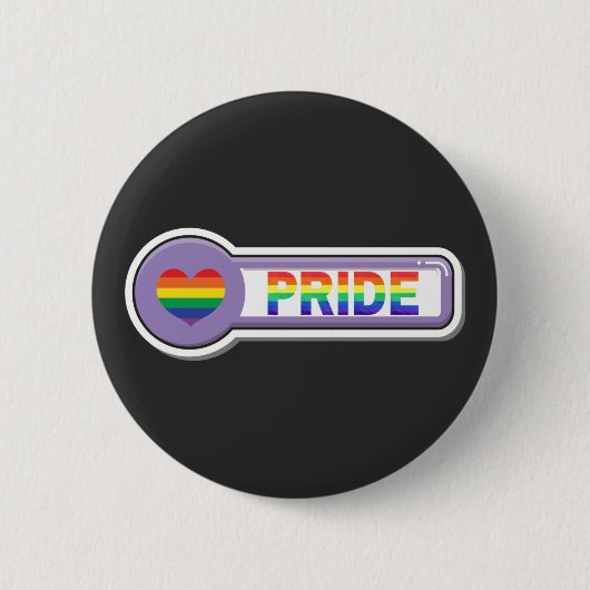 プライドLGBTQ+ 缶バッジ (正面)