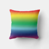 プライドlgbtq lgbtレインボーゲイ国旗の色 クッション (裏面)