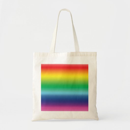 プライドlgbtq lgbt同性愛者ゲイレインボーフラッグ色 トートバッグ (正面)