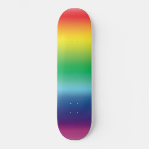 プライドlgbtq lgbt虹のゲイフラグのグラデーション スケートボード