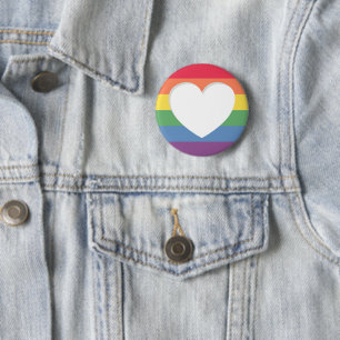プライドLGBTQ Love is Love Buttonピン 缶バッジ