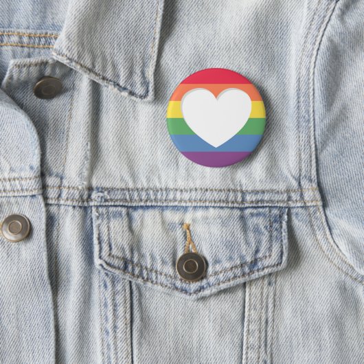 プライドLGBTQ Love is Love Buttonピン 缶バッジ (インサイチュ)