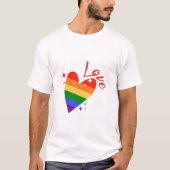プライドLGBTQ Tシャツ (正面)